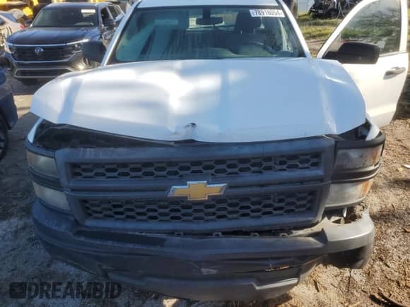 2014 Chevrolet Silverado 1500 Work Truck z VIN 1GCRCPEC8EZ165520, wystawiony jako Copart lot #80759424 z przebiegiem Nie podano mil oraz Szkoda całkowita • Salvage title. Historia ofert i sprzedaży dostępna na DreamBid. Obrazek 11.
