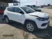 2024 Jeep Compass Latitude with VIN 3C4NJDBNXRT110623, listed as a Copart auction lot 80965655 with 60,432 mi miles and Salvage title. Bid and sale history available at DreamBid. Image 4.