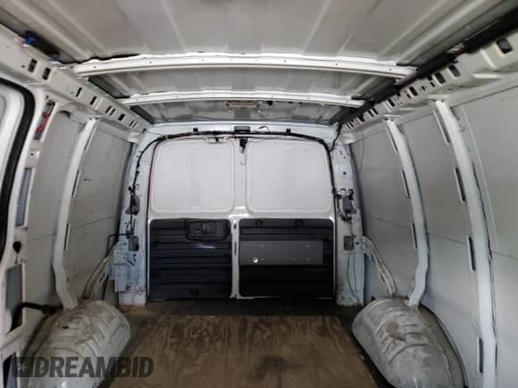 2011 Chevrolet Express Cargo with VIN 1GCSGAFX3B1168470, listed as a Copart auction lot 57462825 with 227,672 mi miles and Salvage title. Bid and sale history available at DreamBid. Image 10.