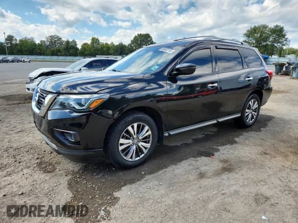 2019 Nissan Pathfinder SL with VIN 5N1DR2MN4KC606696, listed as a Copart auction lot 86692115 with 142,360 mi miles and Salvage title. Bid and sale history available at DreamBid. Image 1.