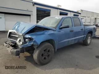 2005 Dodge Dakota SLT with VIN 1D7HE48K65S138631, listed as a Copart auction lot 71750875 with Not provided miles and Salvage title. Bid and sale history available at DreamBid. Image 1.