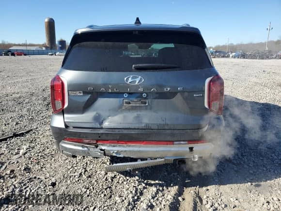 2023 Hyundai Palisade Calligraphy with VIN KM8R7DGE1PU569255, listed as a Copart auction lot 82772213 with 21,003 mi miles and . Bid and sale history available at DreamBid. Image 6.