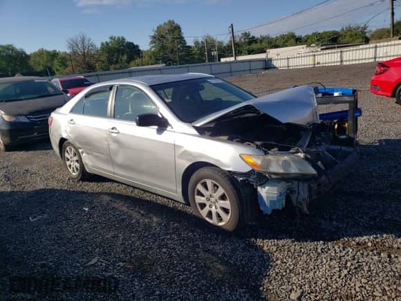 2007 Toyota Camry XLE with VIN JTNBE46K173025388, listed as a Copart auction lot 81108795 with Not provided miles and Salvage title. Bid and sale history available at DreamBid. Image 4.