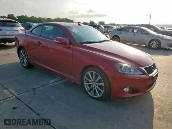 2015 Lexus IS 250 C with VIN JTHFF2C24F2532090, listed as a Copart auction lot 59103565 with 105,877 mi miles and Salvage title. Bid and sale history available at DreamBid. Image 4.