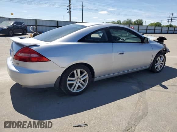 2003 Honda Accord EX с VIN 1HGCM81663A013127, выставлен на аукционе Copart как лот 57434615 с пробегом Не указан миль и Списание • Salvage title. История ставок и продаж доступна на DreamBid. Изображение 3.