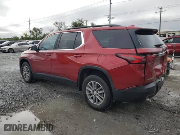 2022 Chevrolet Traverse LT Cloth z VIN 1GNERGKW5NJ165945, wystawiony jako Copart lot #70910495 z przebiegiem 54 389 mil mil oraz Nie do naprawy • Non repairable. Historia ofert i sprzedaży dostępna na DreamBid. Obrazek 2.