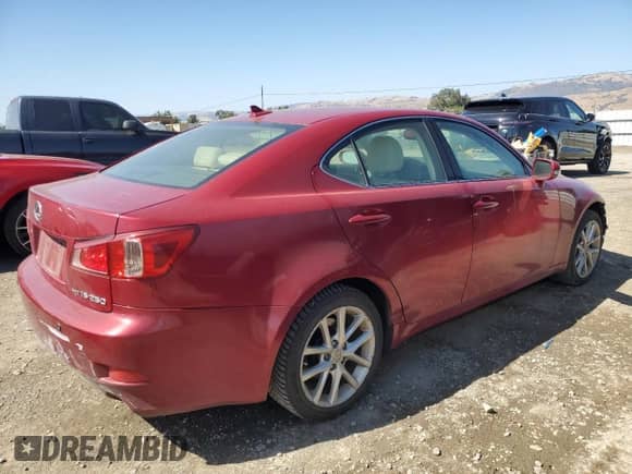 2013 Lexus IS 250 z VIN JTHCF5C25D5060918, wystawiony jako Copart lot #62581765 z przebiegiem 129 881 mil mil oraz Szkoda całkowita • Salvage title. Historia ofert i sprzedaży dostępna na DreamBid. Obrazek 3.