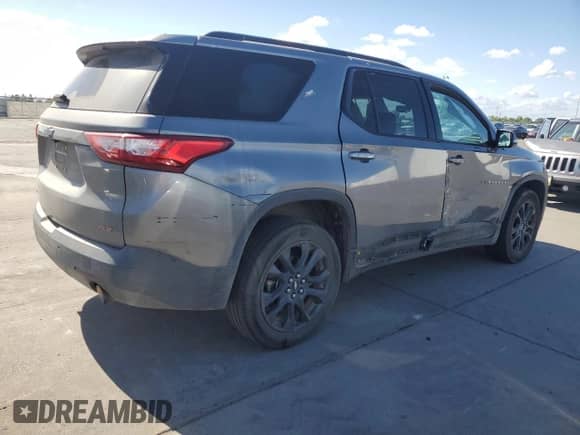 2019 Chevrolet Traverse RS z VIN 1GNERJKX7KJ124752, wystawiony jako Copart lot #56914065 z przebiegiem 116 768 mil mil oraz Szkoda całkowita • Salvage title. Historia ofert i sprzedaży dostępna na DreamBid. Obrazek 3.