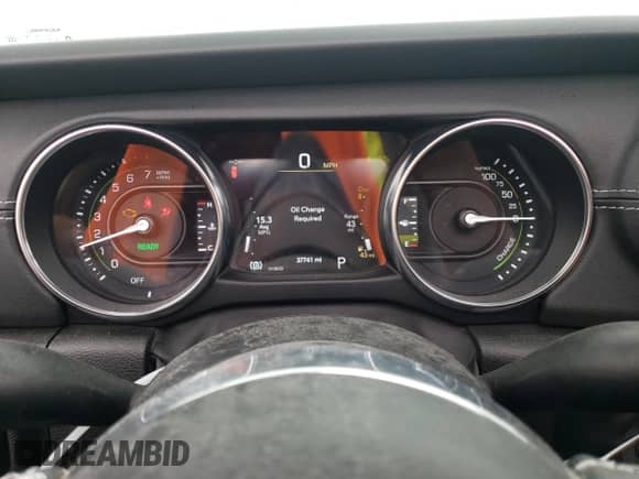 2022 Jeep Wrangler Unlimited Sahara z VIN 1C4JJXP68NW205266, wystawiony jako Copart lot #66674665 z przebiegiem 37 741 mil mil oraz Szkoda całkowita • Salvage title. Historia ofert i sprzedaży dostępna na DreamBid. Obrazek 9.