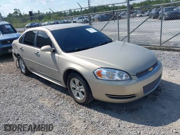 2012 Chevrolet Impala LS Fleet z VIN 2G1WF5E31C1280408, wystawiony jako IAAI lot #43071325 z przebiegiem 145 311 mil mil oraz . Historia ofert i sprzedaży dostępna na DreamBid. Obrazek 1.