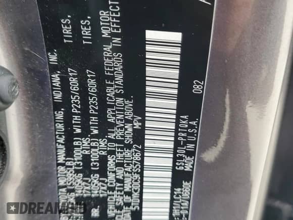 2015 Toyota Sienna XLE с VIN 5TDYK3DC9FS578672, выставлен на аукционе Copart как лот 82374545 с пробегом 167 324 миль миль и Списание • Salvage title. История ставок и продаж доступна на DreamBid. Изображение 14.