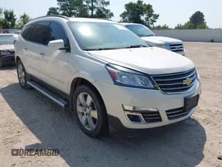 2015 Chevrolet Traverse LTZ с VIN 1GNKRJKD4FJ222247, выставлен на аукционе IAAI как лот 43168727 с пробегом Не указан миль и . История ставок и продаж доступна на DreamBid. Изображение 1.