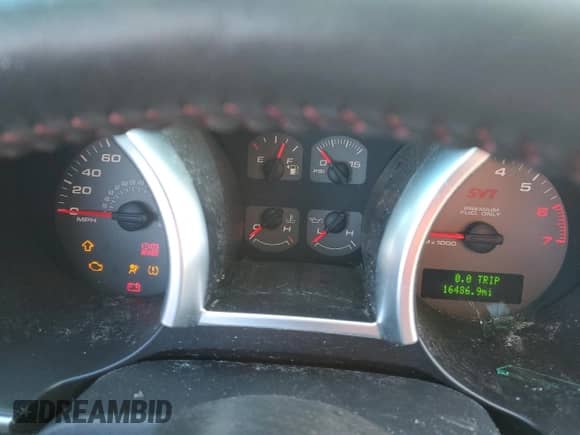 2009 Ford Mustang Shelby GT500 z VIN 1ZVHT88S695140873, wystawiony jako Copart lot #41520045 z przebiegiem 16 486 mil mil oraz Szkoda całkowita • Salvage title. Historia ofert i sprzedaży dostępna na DreamBid. Obrazek 9.