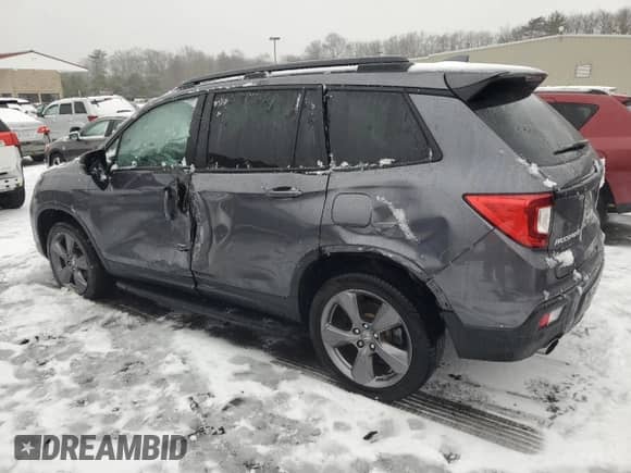 2020 Honda Passport Touring с VIN 5FNYF8H98LB008016, выставлен на аукционе Copart как лот 43812915 с пробегом 83 167 миль миль и Списание • Salvage title. История ставок и продаж доступна на DreamBid. Изображение 2.