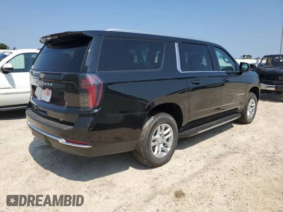 2025 Chevrolet Suburban LT с VIN 1GNS5CRDXSR250773, выставлен на аукционе Copart как лот 63691975 с пробегом 434 миль миль и Списание • Salvage title. История ставок и продаж доступна на DreamBid. Изображение 3.