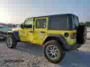 2023 Jeep Wrangler Sport S with VIN 1C4HJXDG9PW617307, listed as a Copart auction lot 57702455 with 45,620 mi miles and Salvage title. Bid and sale history available at DreamBid. Image 2.