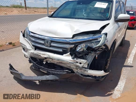 2016 Honda Pilot EX-L with VIN 5FNYF6H60GB034903, listed as a IAAI auction lot 42181463 with 82,448 mi miles and . Bid and sale history available at DreamBid. Image 6.