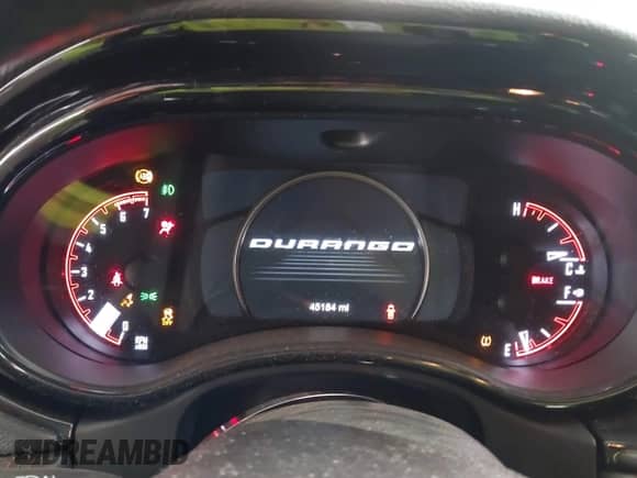 2021 Dodge Durango R/T z VIN 1C4SDHCT4MC554180, wystawiony jako IAAI lot #43210228 z przebiegiem 45 184 mil mil oraz . Historia ofert i sprzedaży dostępna na DreamBid. Obrazek 7.