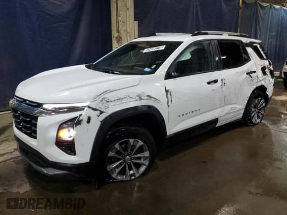 2025 Chevrolet Equinox FWD LT z VIN 3GNAXHEG2SL217194, wystawiony jako Copart lot #53438275 z przebiegiem 7 203 mil mil oraz Czysty tytuł • Clean title. Historia ofert i sprzedaży dostępna na DreamBid. Obrazek 1.