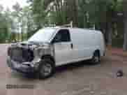 2021 Chevrolet Express Cargo with VIN 1GCWGAFP9M1210001, listed as a IAAI auction lot 42996870 with 123,044 mi miles and . Bid and sale history available at DreamBid. Image 2.