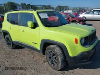 2018 Jeep Renegade Latitude with VIN ZACCJBBB9JPG78939, listed as a IAAI auction lot 43203745 with 81,968 mi miles and . Bid and sale history available at DreamBid. Image 1.