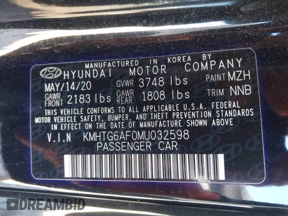 2021 Hyundai Veloster 2.0 z VIN KMHTG6AF0MU032598, wystawiony jako IAAI lot #42125040 z przebiegiem 82 250 mil mil oraz . Historia ofert i sprzedaży dostępna na DreamBid. Obrazek 9.