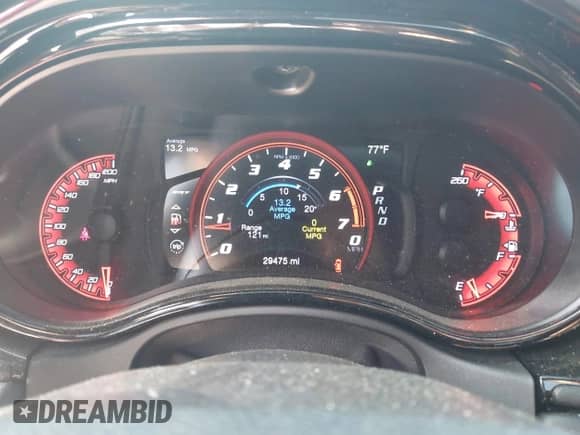 2021 Dodge Durango SRT Hellcat with VIN 1C4SDJH90MC643068, listed as a IAAI auction lot 42435718 with 29,475 mi miles and . Bid and sale history available at DreamBid. Image 7.