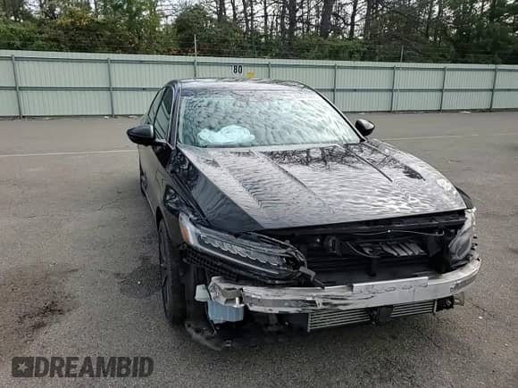 2021 Honda Accord EX-L с VIN 1HGCV1F53MA023653, выставлен на аукционе Copart как лот 84415445 с пробегом 58 811 миль миль и Списание • Salvage title. История ставок и продаж доступна на DreamBid. Изображение 14.