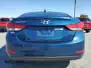 2014 Hyundai Elantra Limited with VIN KMHDH4AE1EU160038, listed as a Copart auction lot 71945205 with Not provided miles and Salvage title. Bid and sale history available at DreamBid. Image 6.