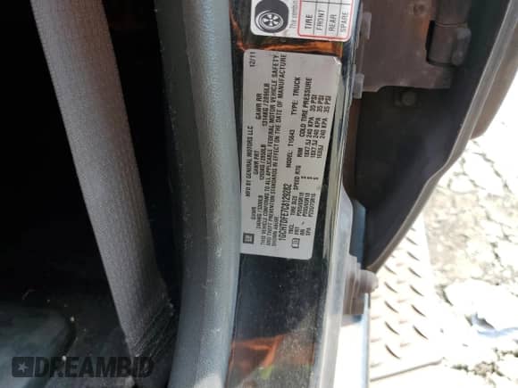 2012 Chevrolet Colorado 2LT с VIN 1GCHTDFE7C8129282, выставлен на аукционе Copart как лот 66393295 с пробегом 177 173 миль миль и Списание • Salvage title. История ставок и продаж доступна на DreamBid. Изображение 12.
