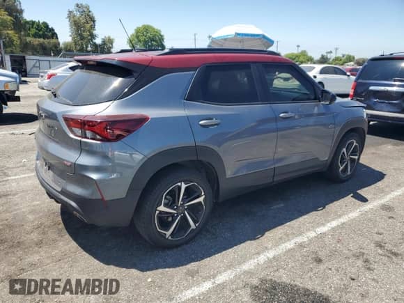 2021 Chevrolet TrailBlazer RS с VIN KL79MTSL8MB122326, выставлен на аукционе Copart как лот 66388725 с пробегом Не указан миль и Списание • Salvage title. История ставок и продаж доступна на DreamBid. Изображение 3.