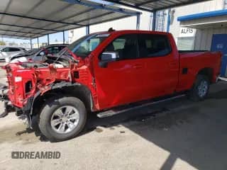2024 Chevrolet Silverado 1500 LT with VIN 1GCUDDED5RZ177872, listed as a Copart auction lot 52430355 with 30,636 mi miles and Salvage title. Bid and sale history available at DreamBid. Image 1.