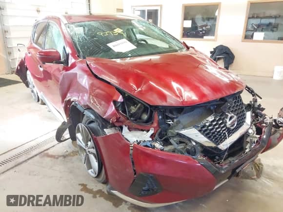 2021 Nissan Murano Platinum z VIN 5N1AZ2DS3MC135863, wystawiony jako IAAI lot #40693939 z przebiegiem Nie podano mil oraz . Historia ofert i sprzedaży dostępna na DreamBid. Obrazek 6.