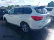 2017 Nissan Pathfinder SV with VIN 5N1DR2MM9HC615605, listed as a IAAI auction lot 42245107 with 112,536 mi miles and . Bid and sale history available at DreamBid. Image 3.