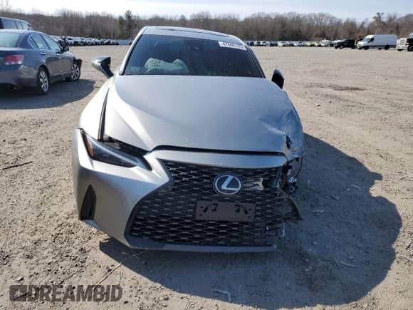 2021 Lexus IS 300 with VIN JTHC81F29M5045630, listed as a Copart auction lot 47646125 with Not provided miles and Salvage title. Bid and sale history available at DreamBid. Image 5.