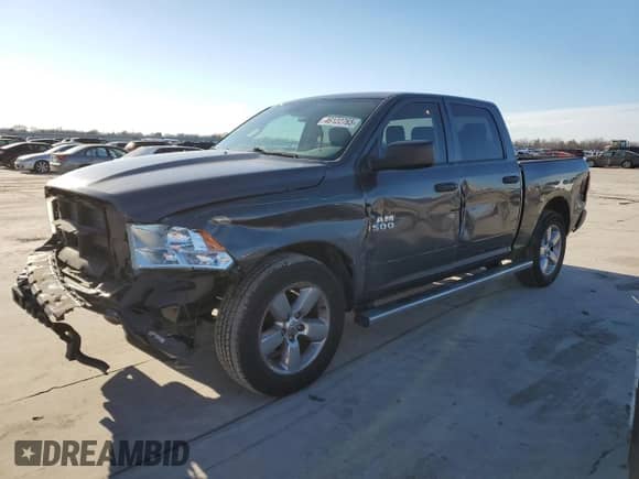 2016 Ram 1500 Express with VIN 1C6RR6KG8GS216193, listed as a Copart auction lot 46122765 with 142,695 mi miles and Salvage title. Bid and sale history available at DreamBid. Image 1.