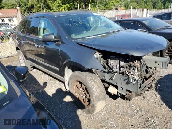 2009 Chevrolet Traverse LS z VIN 1GNEV13D69S110510, wystawiony jako Copart lot #69920525 z przebiegiem Nie podano mil oraz Szkoda całkowita • Salvage title. Historia ofert i sprzedaży dostępna na DreamBid. Obrazek 4.