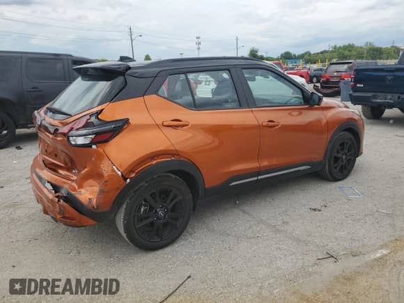 2024 Nissan Kicks SR with VIN 3N1CP5DV5RL528681, listed as a Copart auction lot 67352905 with 12,362 mi miles and Salvage title. Bid and sale history available at DreamBid. Image 3.