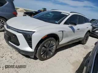 2024 Chevrolet Blazer EV eAWD RS z VIN 3GNKDCRJ3RS255118, wystawiony jako Copart lot #49162575 z przebiegiem 3 132 mil mil oraz Szkoda całkowita • Salvage title. Historia ofert i sprzedaży dostępna na DreamBid. Obrazek 1.