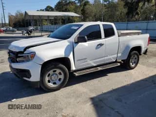 2022 Chevrolet Colorado 2WD Work Truck with VIN 1GCHSBEN3N1327703, listed as a Copart auction lot 87201724 with 41,391 mi miles and Salvage title. Bid and sale history available at DreamBid. Image 1.