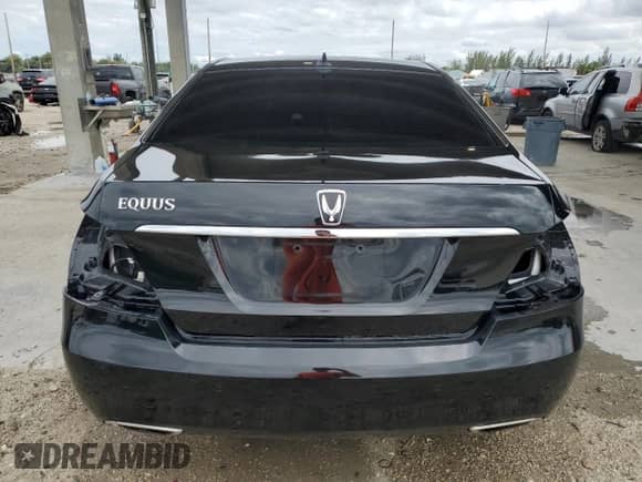 2016 Hyundai Equus Ultimate with VIN KMHGH4JH6GU104963, listed as a Copart auction lot 52130255 with 93,706 mi miles and Salvage title. Bid and sale history available at DreamBid. Image 6.
