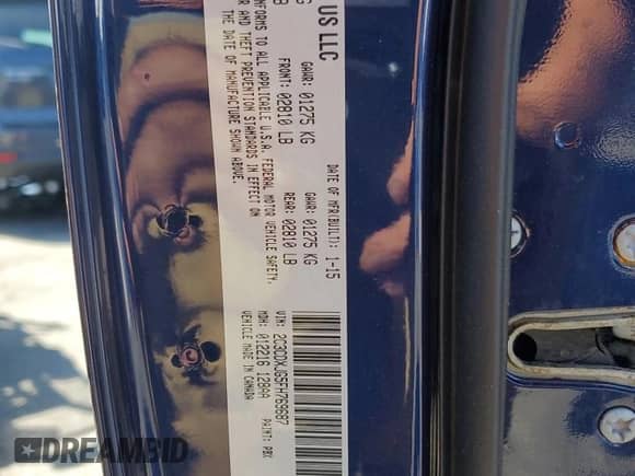 2015 Dodge Charger SXT z VIN 2C3CDXJG5FH769687, wystawiony jako Copart lot #80821915 z przebiegiem 158 108 mil mil oraz Szkoda całkowita • Salvage title. Historia ofert i sprzedaży dostępna na DreamBid. Obrazek 12.