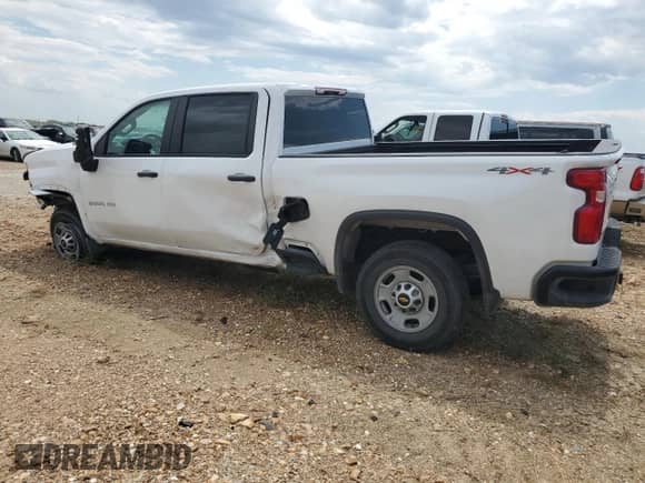 2023 Chevrolet Silverado 2500HD Work Truck with VIN 1GC1YLE77PF132569, listed as a Copart auction lot 59004684 with Not provided miles and Salvage title. Bid and sale history available at DreamBid. Image 2.
