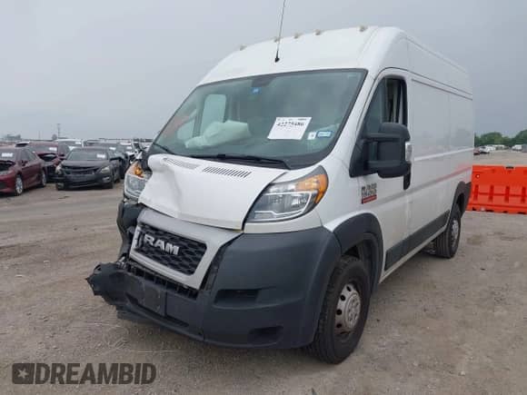 2020 Ram ProMaster Cargo z VIN 3C6TRVBG3LE132005, wystawiony jako IAAI lot #42275486 z przebiegiem 198 565 mil mil oraz . Historia ofert i sprzedaży dostępna na DreamBid. Obrazek 17.