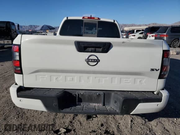 2022 Nissan Frontier SV with VIN 1N6ED1FJ6NN607236, listed as a Copart auction lot 46663385 with 18,347 mi miles and Salvage title. Bid and sale history available at DreamBid. Image 6.