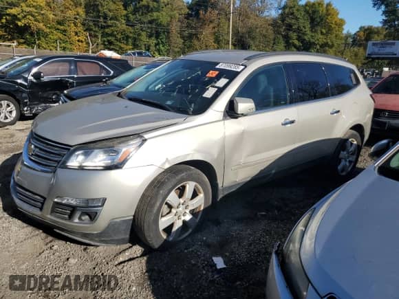 2017 Chevrolet Traverse LT with VIN 1GNKRGKD6HJ233840, listed as a Copart auction lot 87099285 with 141,459 mi miles and Salvage title. Bid and sale history available at DreamBid. Image 1.