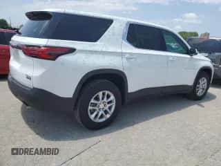 2024 Chevrolet Traverse LS with VIN 1GNETTKW6RJ139662, listed as a Copart auction lot 61756144 with 3,997 mi miles and Salvage title. Bid and sale history available at DreamBid. Image 3.