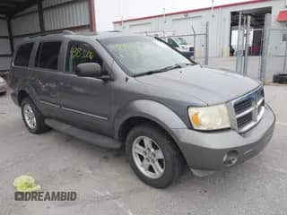 2007 Dodge Durango SLT with VIN 1D8HB48257F528491, listed as a IAAI auction lot 43133606 with 203,181 mi miles and . Bid and sale history available at DreamBid. Image 1.