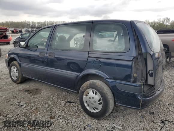 2001 Chevrolet Venture Value 1SV with VIN 1GNDU23E21D137872, listed as a Copart auction lot 49044614 with 80,722 mi miles and Salvage title. Bid and sale history available at DreamBid. Image 2.
