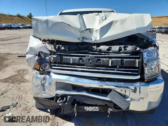 2018 Chevrolet Silverado 2500HD Work Truck with VIN 1GC2KUEG6JZ184230, listed as a Copart auction lot 80214565 with 97,858 mi miles and Salvage title. Bid and sale history available at DreamBid. Image 5.